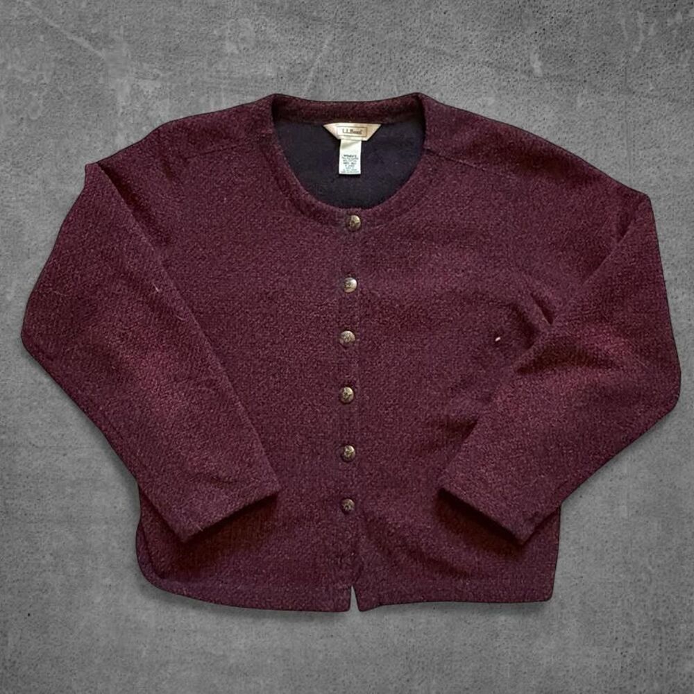 Vintage Knit Womens L.L. Bean Cardigan SZ M